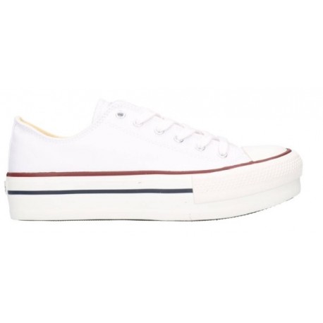 VICTORIA BASKET LONA PLATAFORMA 1061100 BLANCO