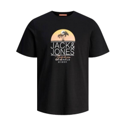 JACK & JONES JORCASEY TEE SS CREW 12255238 BLACK