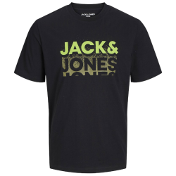 JACK & JONES JCOGRADIENT TEE SS CREW 12269969 BLACK