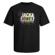 JACK & JONES JCOMPS DUMMER LOGO TEE SS 12257908 BLACK