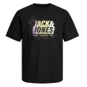 JACK & JONES JCOMPS DUMMER LOGO TEE SS 12257908 BLACK
