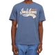 JACK & JONES JJELOGO TEE SS O-NECK 2 COL 12246690 ENSIGN BLUE